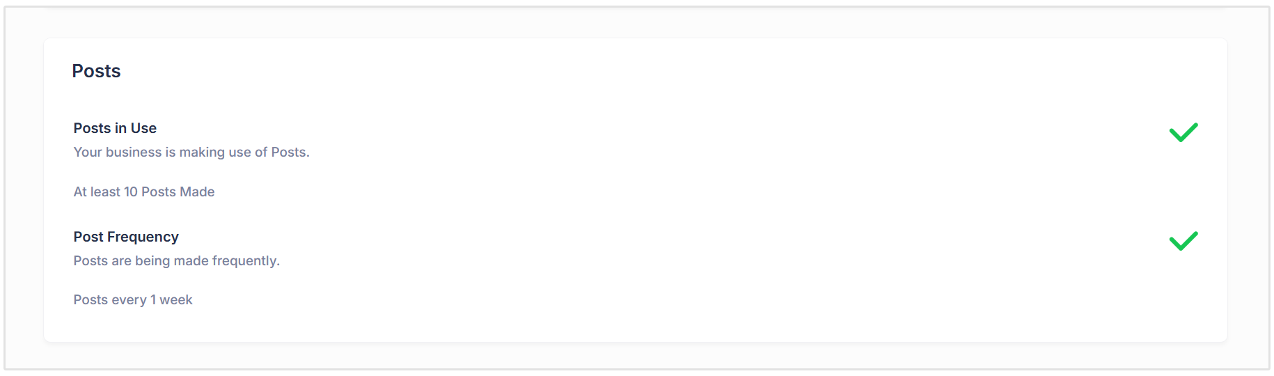 Aktivitas Google Posts
